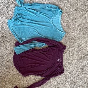 Bundle 2 long sleeve American eagle soft&sexy tee